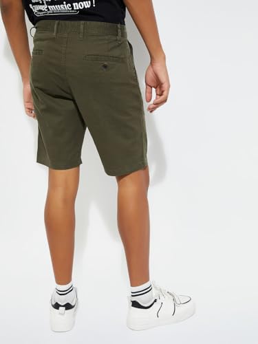 Max URB_N Men Solid Shorts (Olive Green_32)