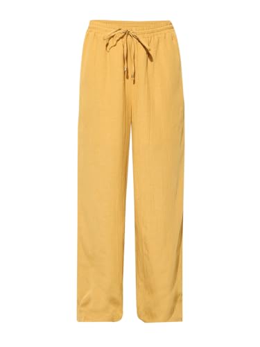 ONLY Women's Regular Fit High-Rise Mustard Pant