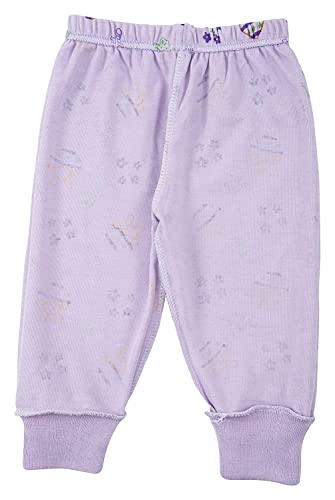 Dowin Cotton Solid Pajama for Baby Girl & Baby Boy Bottom Soft Regular Fit |Multicolour Printed (Rib, 3XL) Pack of -6