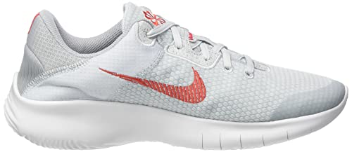 Nike Womens W Flex Experience RN 11 NN Pure Platinum/LT Crimson-Wolf Grey Running Shoe - 6 UK (DD9283-007)