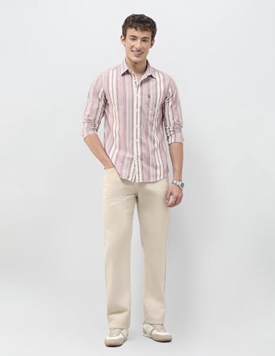U.S. Polo Assn. Denim Co. Men's Vertical Striped Regular Fit Shirt
