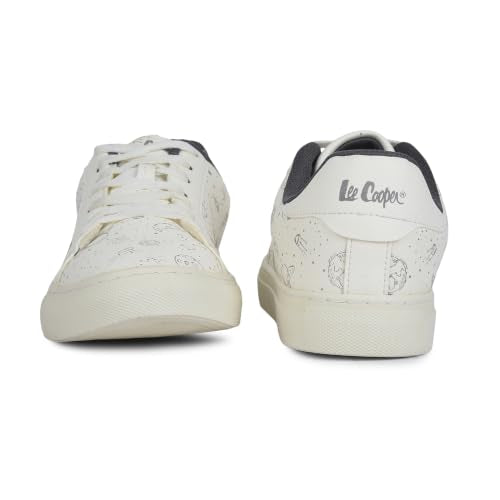 Lee Cooper Men's White Casual Sneakers Shoes