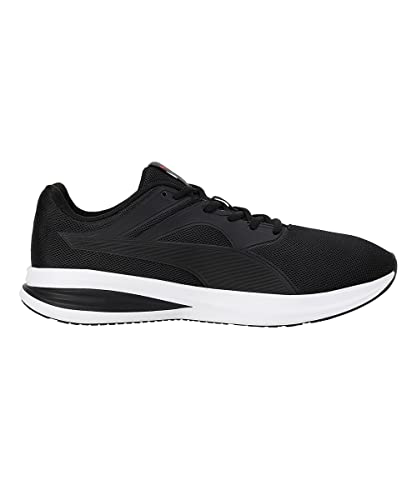 Puma Unisex-Adult Transport Black-High Risk Red Walking Shoe - 7 UK (37702803)