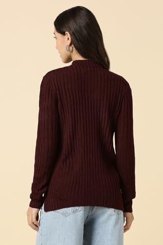 Allen Solly Womens Sweater Red