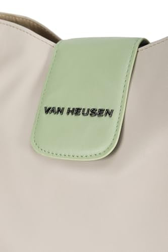 Van Heusen Women Beige Solid Casual Handbag