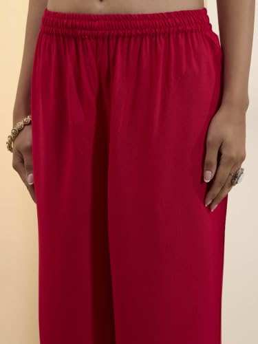 BIBA Printed Poly Viscose Anarkali Semi_Formal Kurta Set