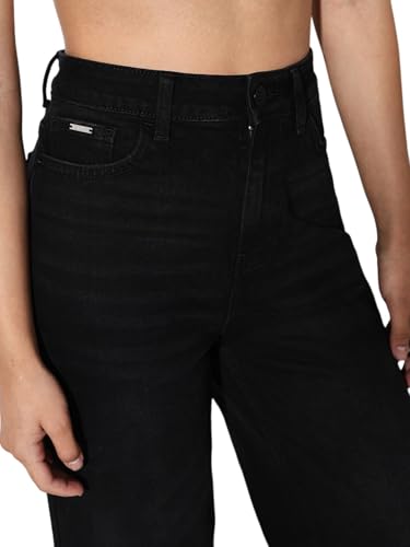 ONLY Women's Flared High-Rise Black Jeans