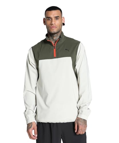 Puma Men's A-Line Coat (525713_Dark Olive