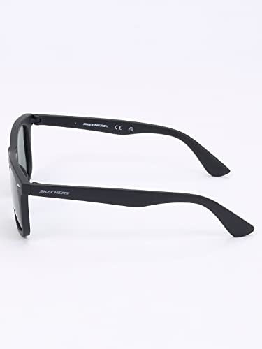 Skechers Black Full Rim Acetate Sunglasss for Men - SE8097 51 02N