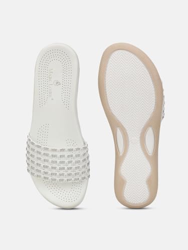 Marc Loire Embellished Flatform Woman Heels| Round Toe Fashion Comfortable Sandal | Stylish Party Footwear for Women