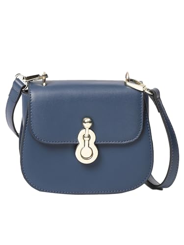 Label RITU KUMAR Blue Structured Sling Bag