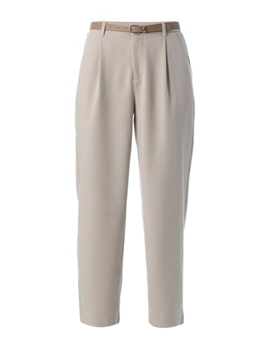 ONLY Women's Regular Pants (15351221-Chateau Gray_Chateau