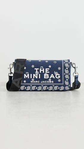 Marc Jacobs Women's The Bandana Mini Bag, Navy Multi, One Size, The Bandana Mini Bag