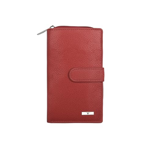 URBAN FOREST Stella Red Leather Wallet for Women