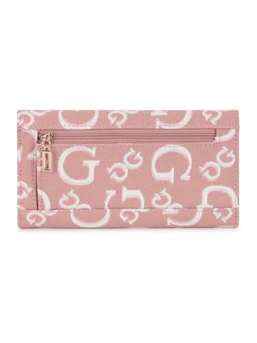 Guess Women's Pink Printed Wallet| Ladies Purse Handbags | Gift For Ladies