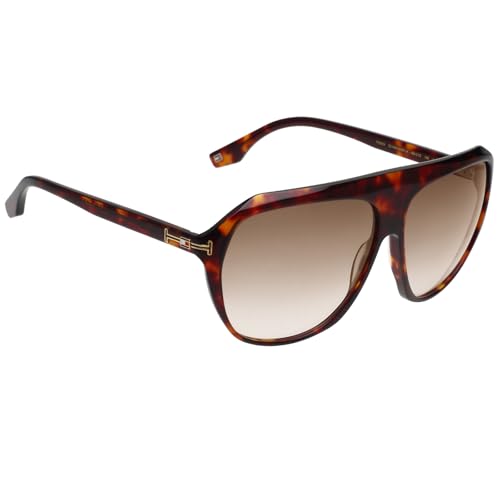 Tommy Hilfiger|Brown Full-rim Frame Square Sunglasses|100% UV Protected (Uv 400) Brown Gradient Faded Lens|Women's | Large | TH 2619 C2 HAVGDBR 63 S