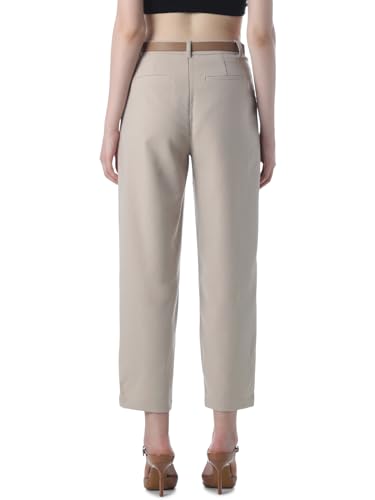 ONLY Women's Regular Pants (15351221-Chateau Gray_Chateau