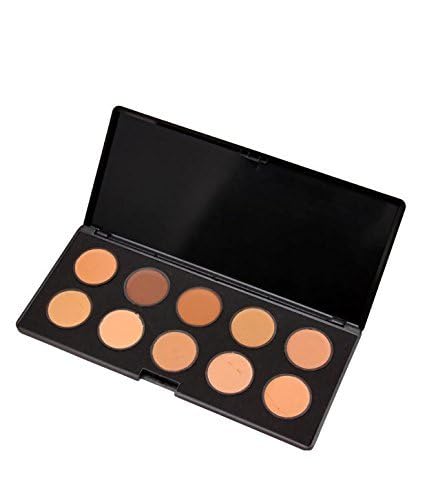 Coloressence HD Makeup Base Contour Face Palette, Long Lasting Weightless Highlighter Waterproof Satin Finish Concealer, Hides Blemishes, Dark Spots & Acne Marks - HDM-I