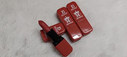 PRO 5D Lipstick Set, Nude Bullet Lipstick, 18 Shades Light to Dark, Professional Cosmetics