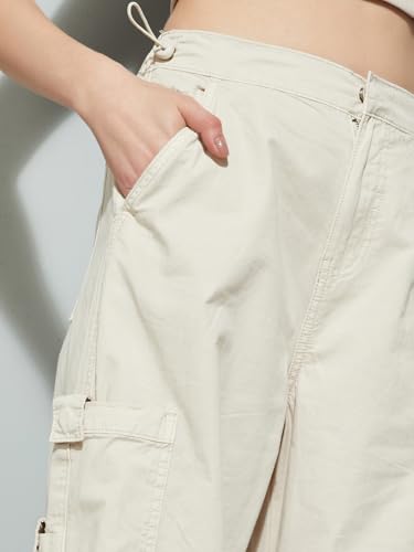 Max Women's Regular Pants (SP25BTM03_Ecru