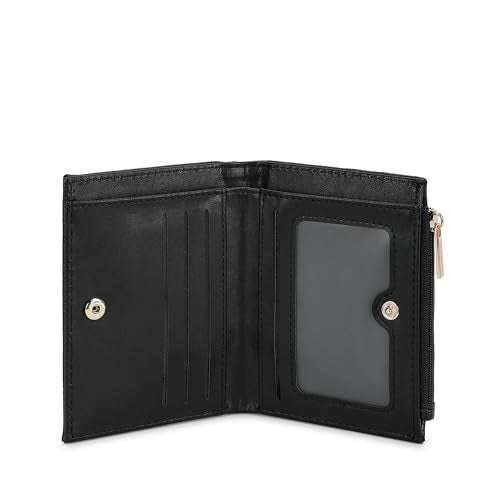 Fastrack Women's Two-Fold Wallet | Multiple Card Slots, Cash Slots, Zip Coin Pocket | Compact & Organized | 6 Months Warranty