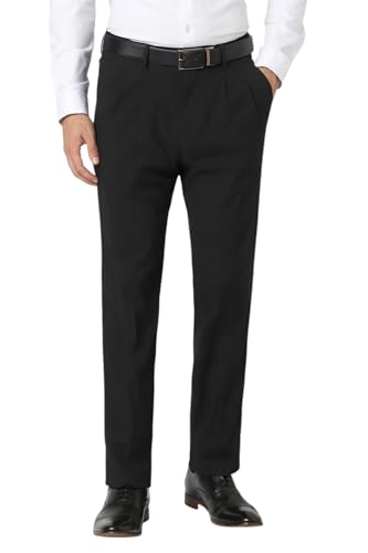 Van Heusen Men's Regular Work Utility Pants (VHTPFCPBP75394_Black