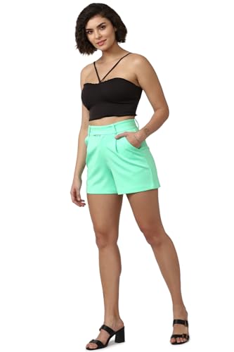 FOREVER 21 women's Boyfriend Shorts (599373_Green