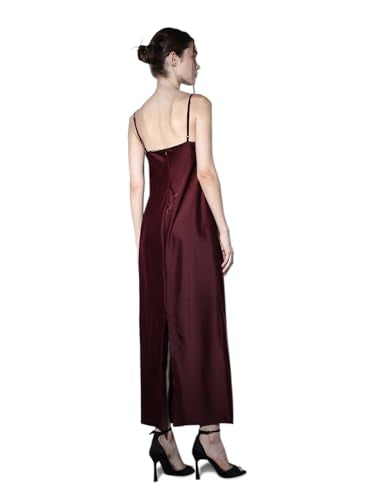 ONLY Women's Regular Fit Maroon Dress