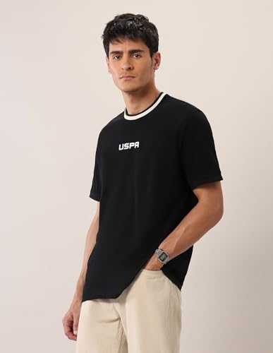 U.S. POLO ASSN. Denim Co. Men's Relaxed Fit Pure Cotton T-Shirt