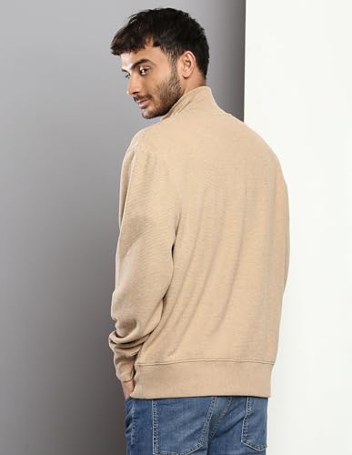 Clavin Klein Mens Beige Color Sweatshirt (XL)