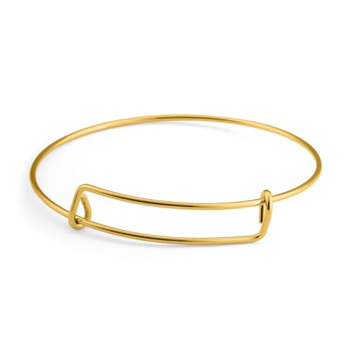 PALMONAS Expandable Bangle Antique Gold Bracelet for Women - Gift for Girls & Women | Waterproof & Anti-Tarnish Bracelets