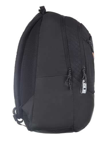 Wildcraft Nylon backpack Multi compartments, front pocket, bottle holder, School bags College bag for women and men, Ideal for school, college, office & travel 13520(Wiki_2 Dot_3D Black)