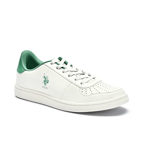 U.S. POLO ASSN. Tobias WHT Men Off White Sneaker -(UK7)(US8)(2FD24335A01)