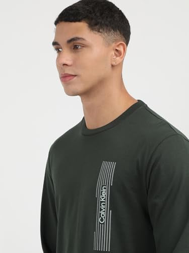 Calvin Klein Jeans Department691 Regular Fit T Shirt (K10K113589M14_Midnight Forest M)