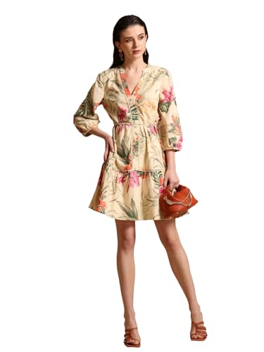 Kazo Morgan Mini Dress Yellow