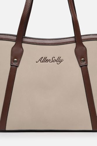 Allen Solly Womens Solid beige HANDBAG