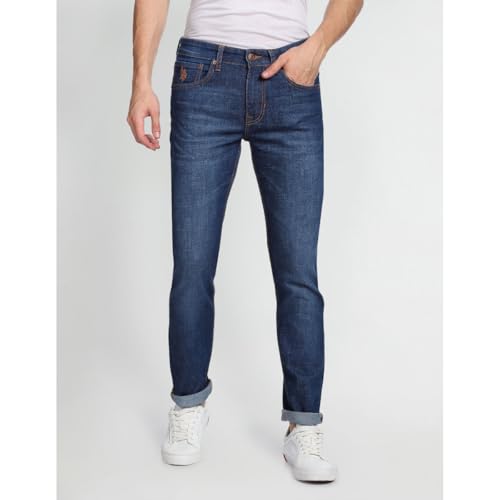 U.S. POLO ASSN. Brandon Slim Tapered Fit Jeans Blue