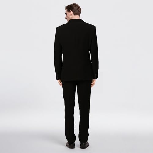 Raymond Ethnix Mens Black 3-Piece Suit