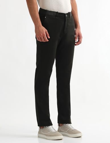 Arrow Sports Men's Regular Casual Pants (ASAKTR2697_Olive