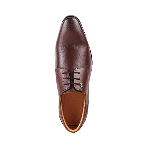 Mochi Mens Leather Brown Lace-up Shoes (Size (8 UK (42 EU))