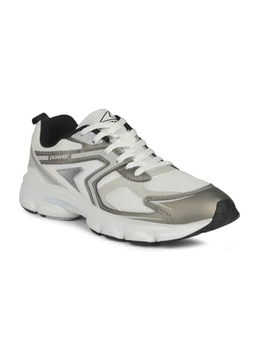 Power Women Sports Lace Up Shoes - White (6Uk)