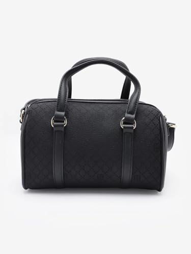 Logo Black Polyester Sling Bag