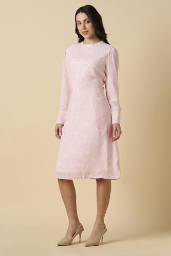 Women Pink Print Casual Dress