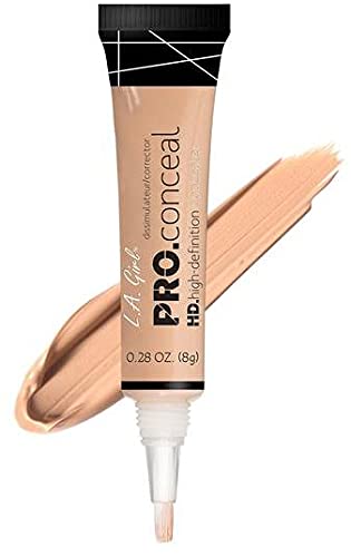 L.A GIRL Pro High Definition Natural Concealer (Cream, 1, GC 974 Nude)