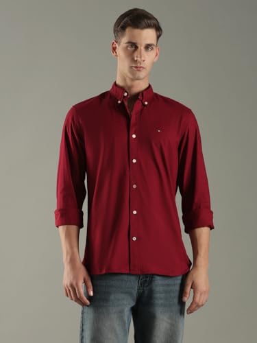Solid Regular Fit Cotton Shirt