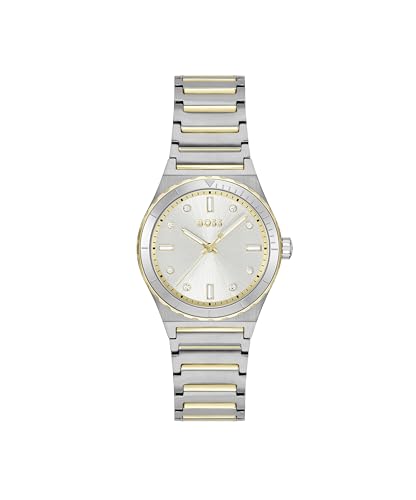 Boss Candor Sport Qtz Basic Silver White Round Dial Women's Watch- 1502790