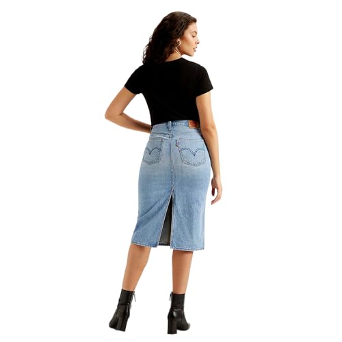 Levi's Cotton Western Skirt Blue