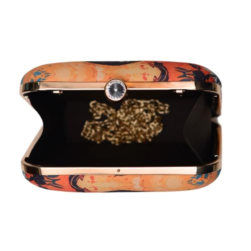 Artklim Glam Girl Printed Clutch