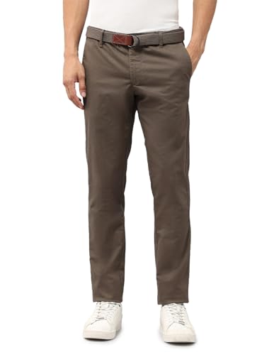 U.S.Polo ASSN. Men's Slim Casual Pants (USTRO161D_Brown