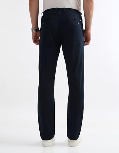 Arrow Sports Men's Regular Casual Pants (ASAKTR2603_Navy